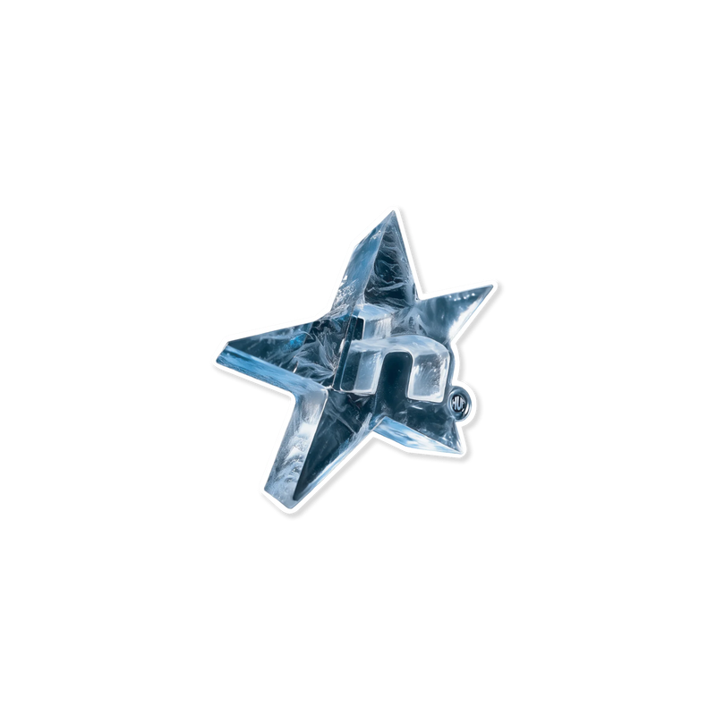HUF ICE STAR STICKER