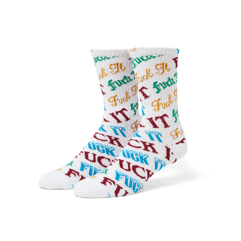 HUF WINTERTIME FUCK IT SOCK - WHITE
