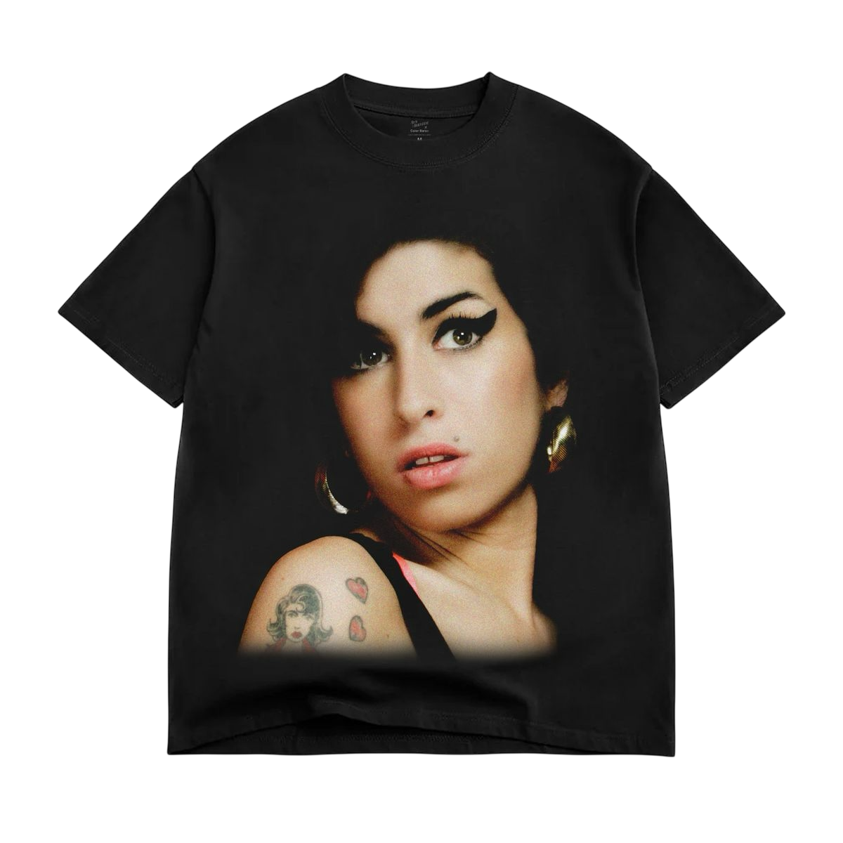 COLOR BARS BACK TO BLACK TEE