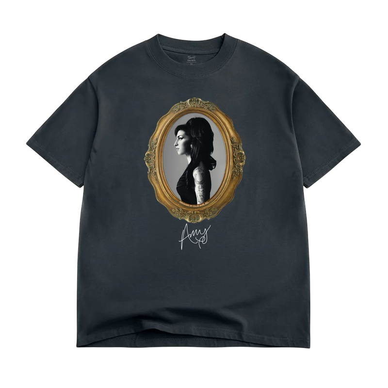 COLOR BARS AMY PORTRAIT TEE - VINTAGE BLACK
