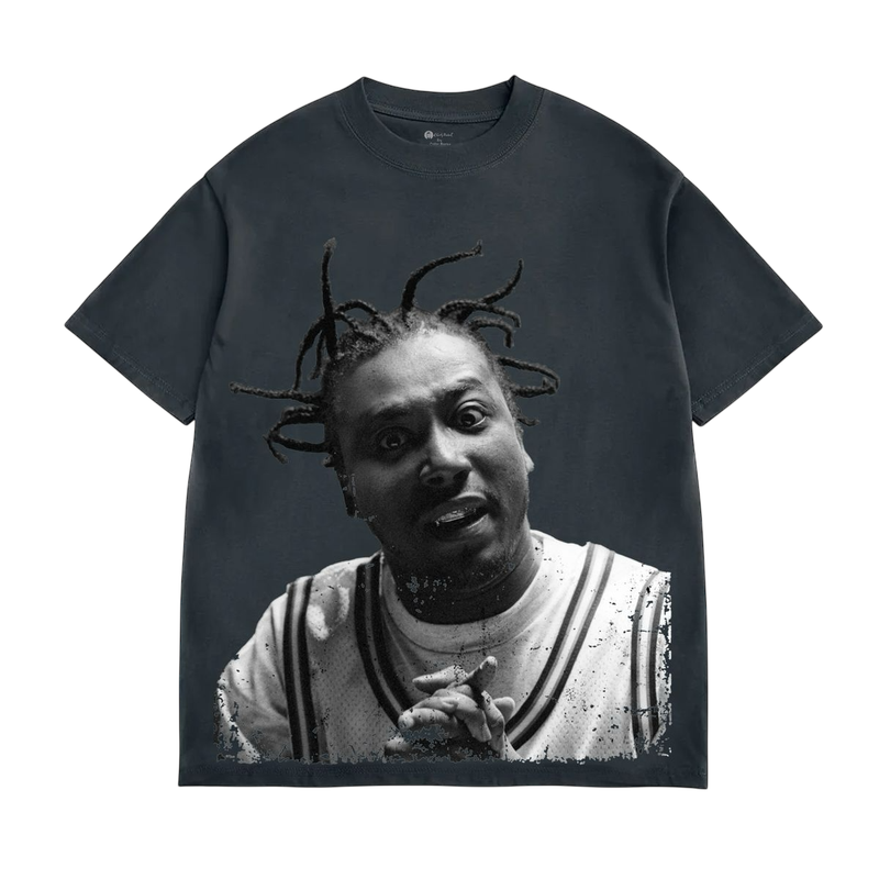 COLOR BARS SHAOLIN TEE - VINTAGE BLACK