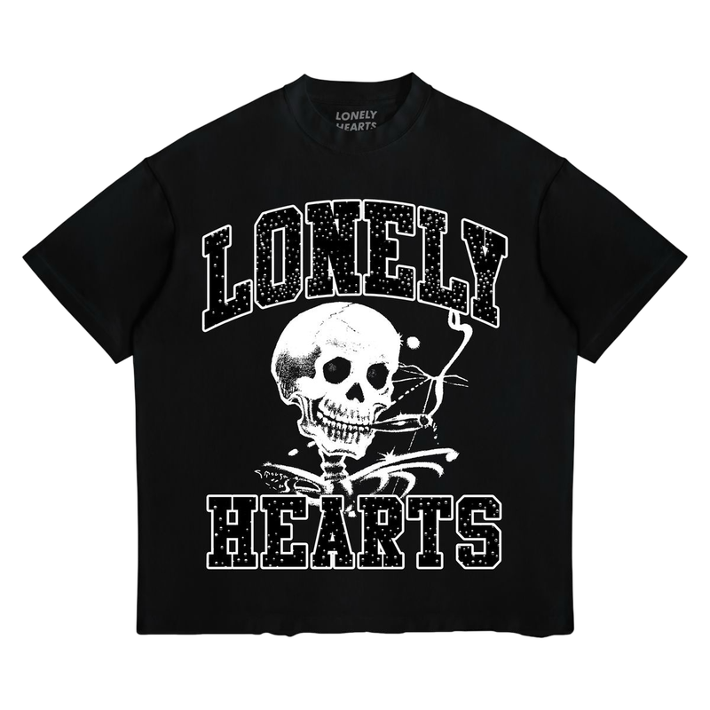 Faded Cropped Premium T-Shirt (Black)