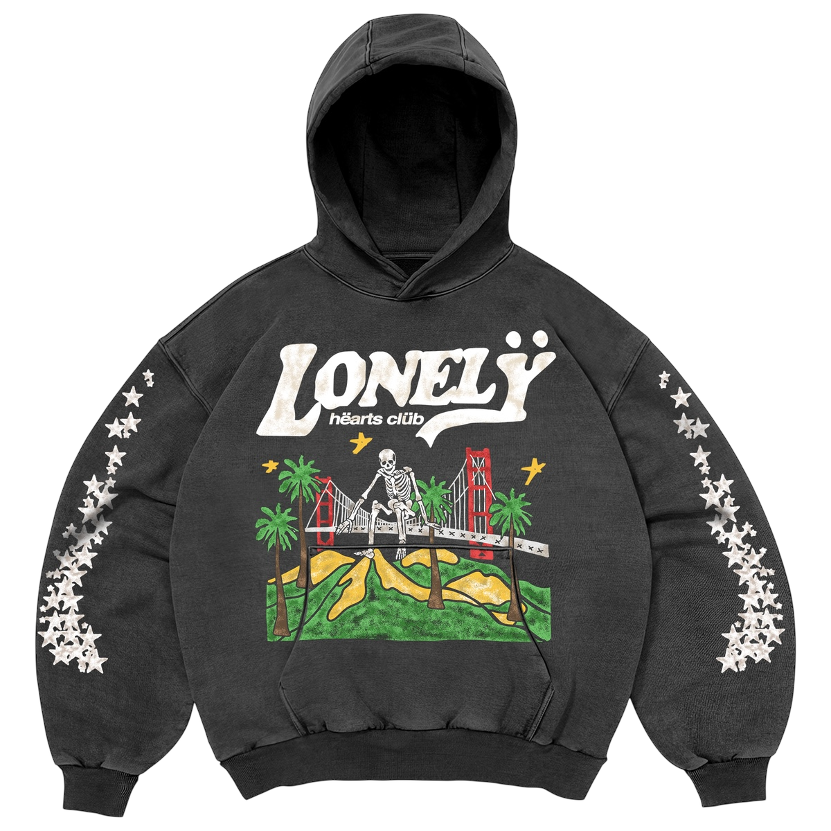 Shoot For The Stars Premium Hoodie (Vintage Grey)