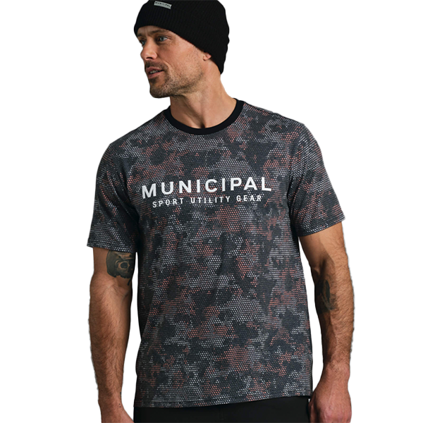 MUNICIPAL 4:AM Club T-Shirt | Salmon Tech Camo