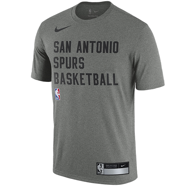 NIKE SPURS NBA PRACTICE TEE FJ0189-063