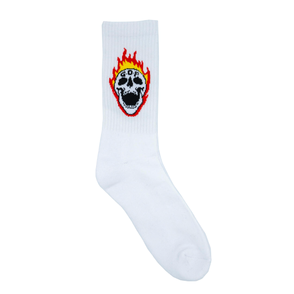 Flamming Skull Sock Flamming Skull Sock