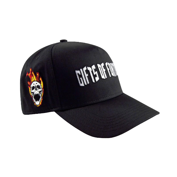 Flamming Skull Trucker Hat