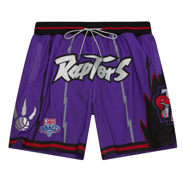 NBA JUST DON HARDWOOD CLASSICS SHORTS RAPTORS 1995 NBA JUST DON HARDWOOD CLASSICS SHORTS RAPTORS 1995