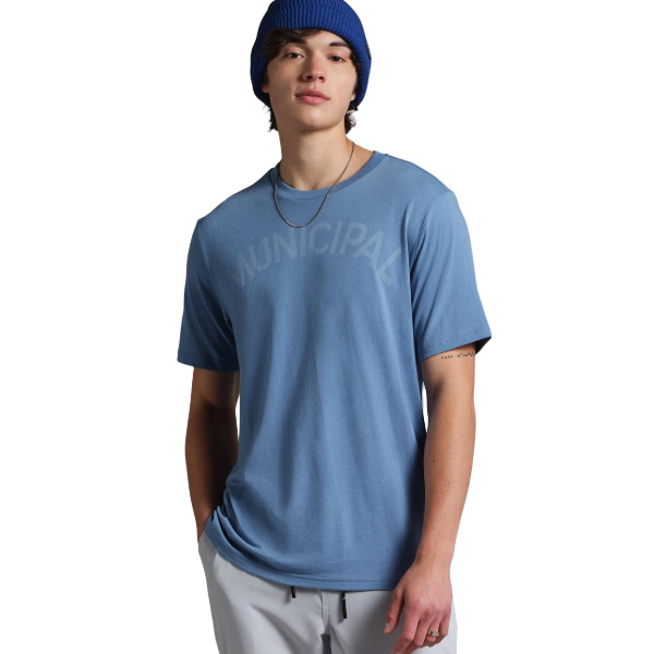 MUNICIPAL Origin SuperBlend T-Shirt | Denim MUNICIPAL Origin SuperBlend T-Shirt | Denim