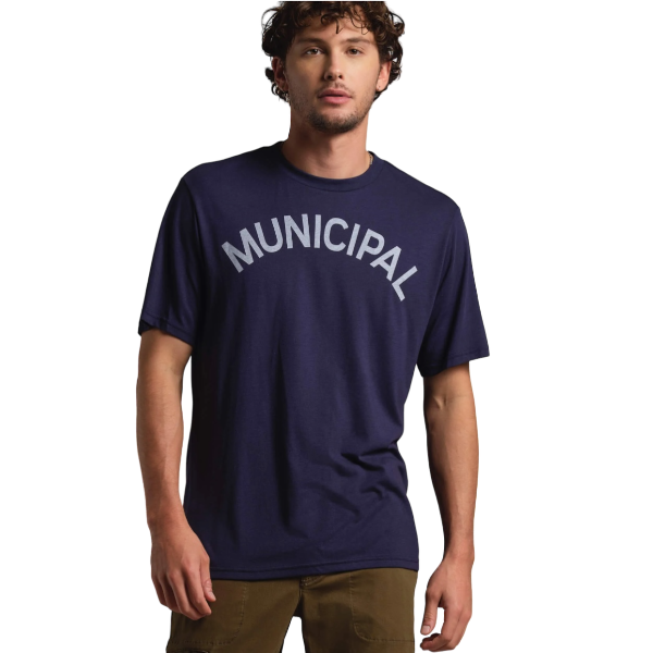 MUNICIPAL Origin SuperBlend T-Shirt | Navy MUNICIPAL Origin SuperBlend T-Shirt | Navy