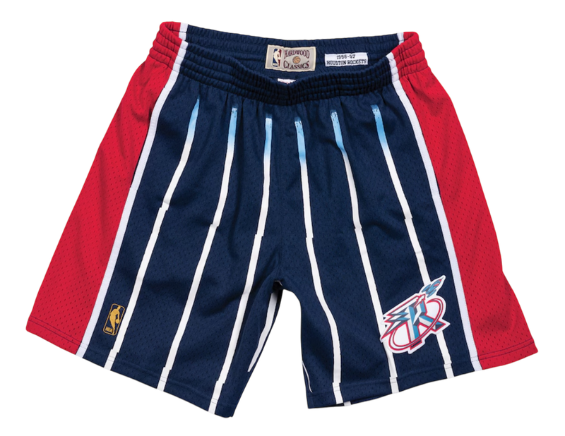 NBA SWINGMAN ROAD SHORTS ROCKETS 96-97