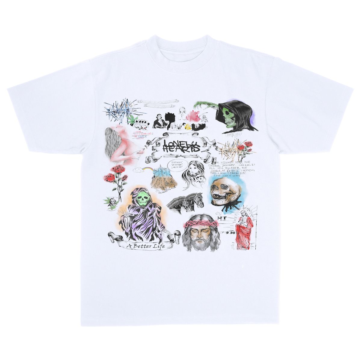 Lonely Hearts Club A Better Life Tee Lonely Hearts Club A Better Life Tee