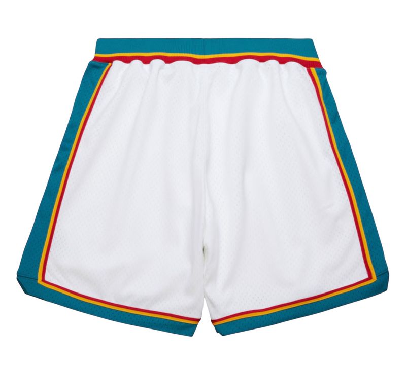 NBA WHITE SHORTS PISTONS 2000