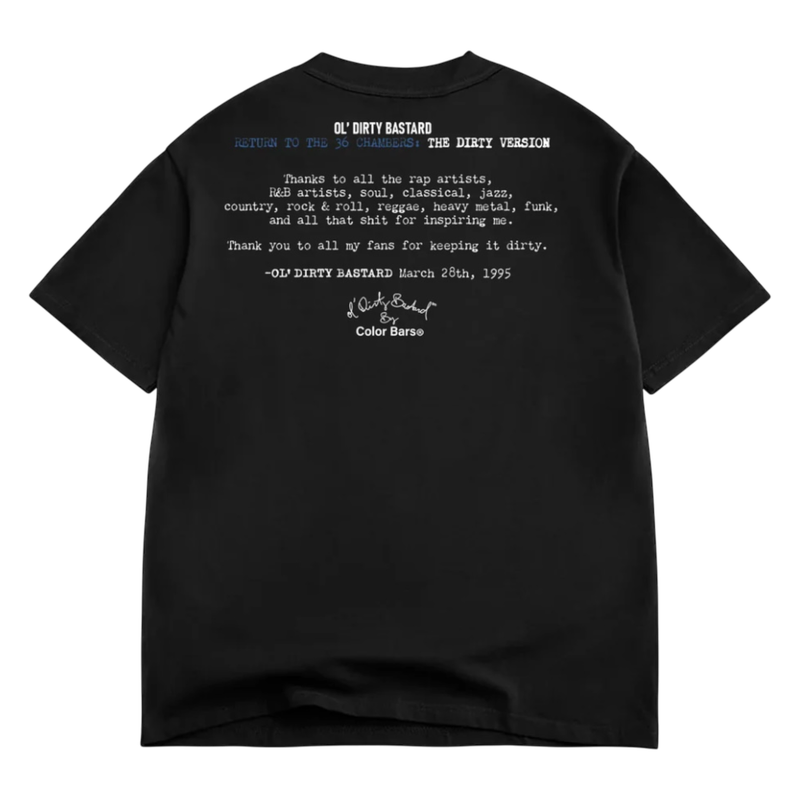 COLOR BARS CD TEE - BLACK