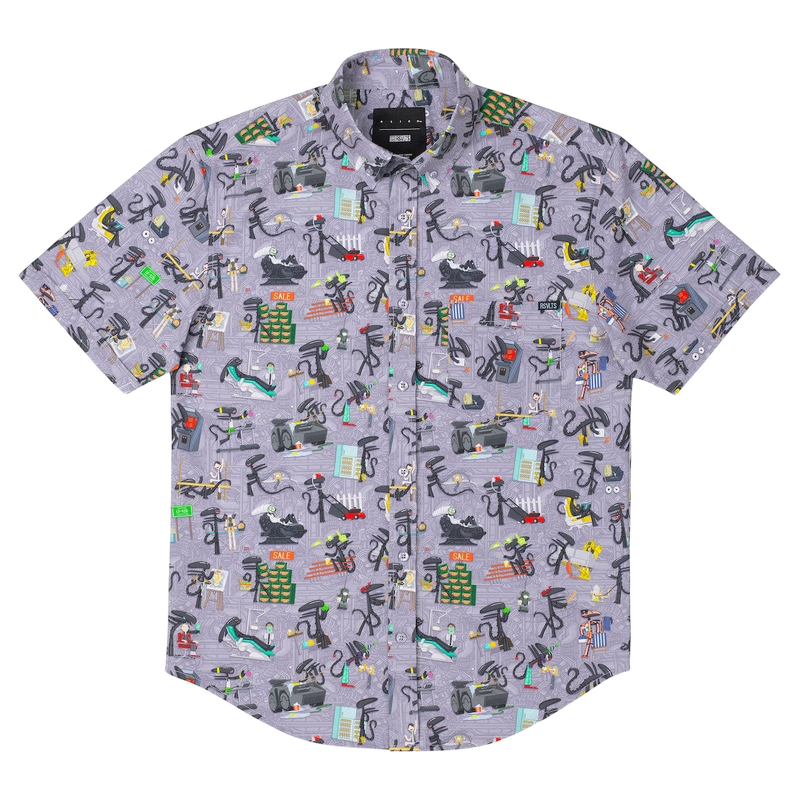 RSVLTS Alien "Xenolife" – KUNUFLEX Short Sleeve Shirt