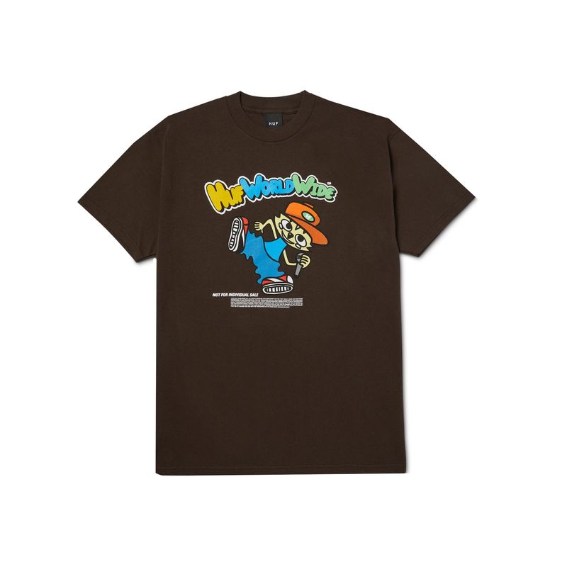 CHOP KICK BLOCK TEE (BISON) CHOP KICK BLOCK TEE (BISON)