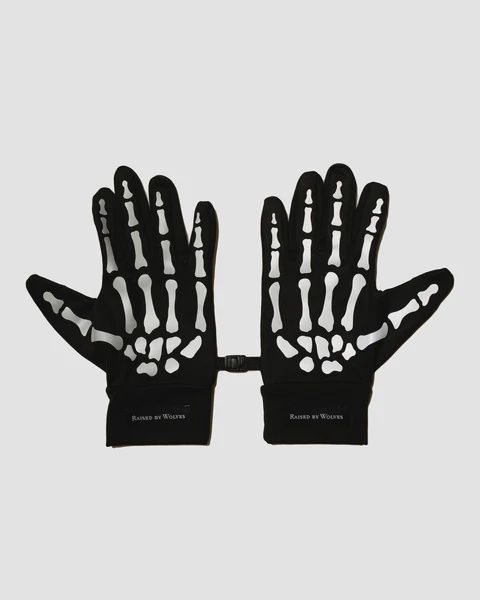 Raised by Wolves Skeleton Running Gloves