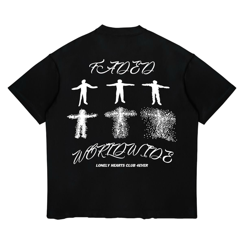 Lonely Hearts Club Faded Cropped Premium T-Shirt