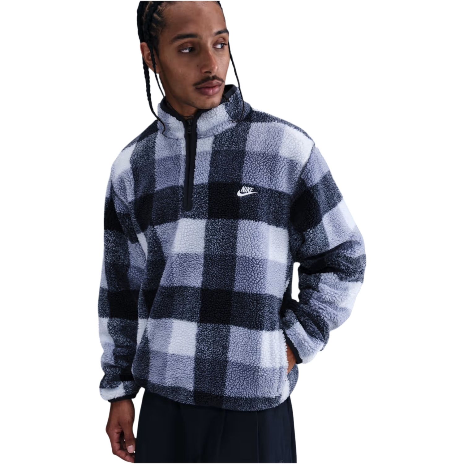 NIKE CLUB WINTERIZED HALF ZIP FZ0896-057