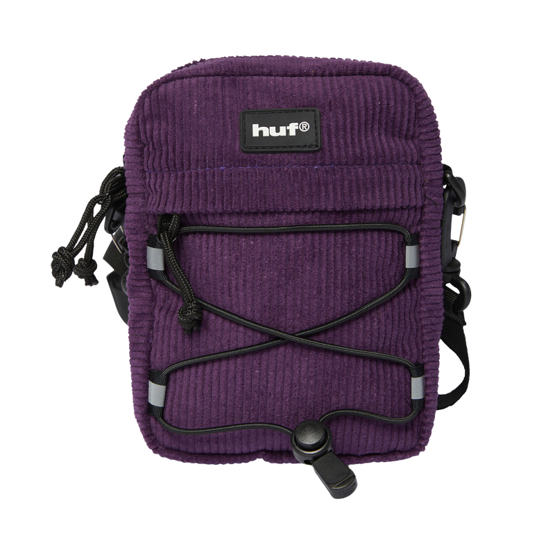 CORDUROY BOWERY SIDE BAG - DARK BERRY