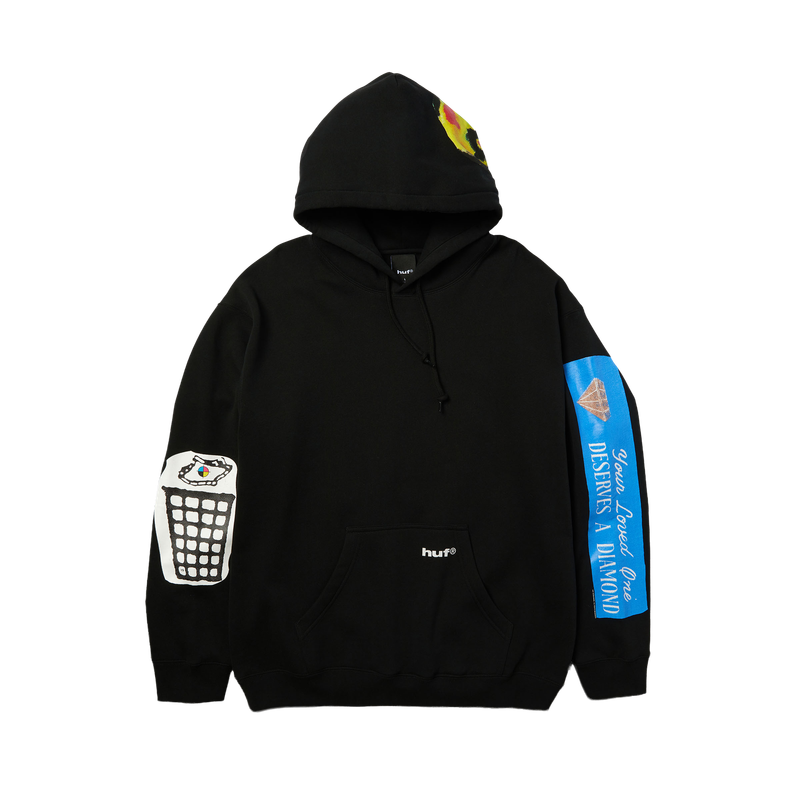 GIMME THE LOOT PO HOODIE - BLACK