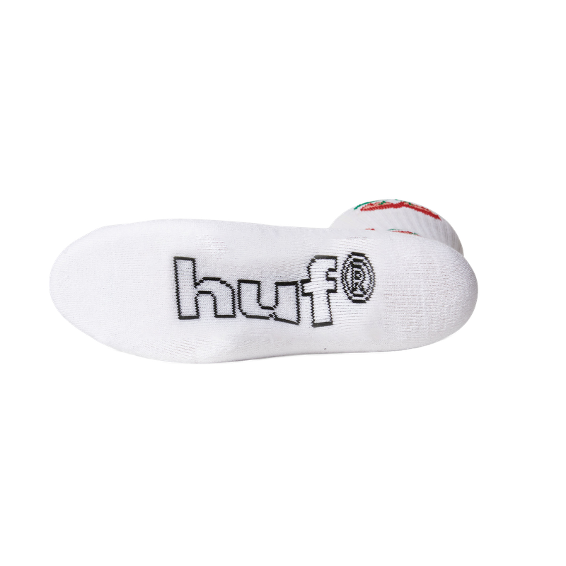 CHERRY BOMB CREW SOCK - WHITE