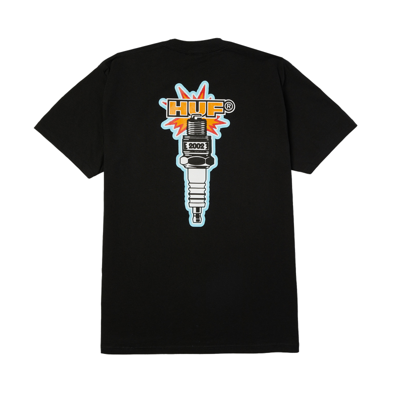 SPARK IT UP SS TEE - BLACK