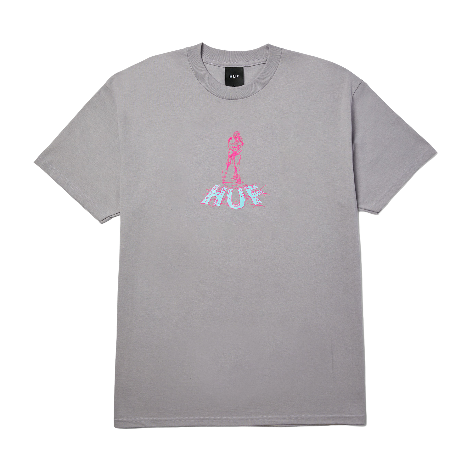 JACKED SS TEE - LILAC CHALK
