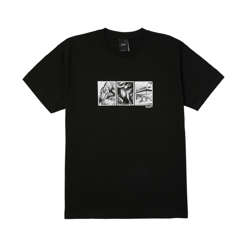 FOSSIL FUEL SS TEE - BLACK