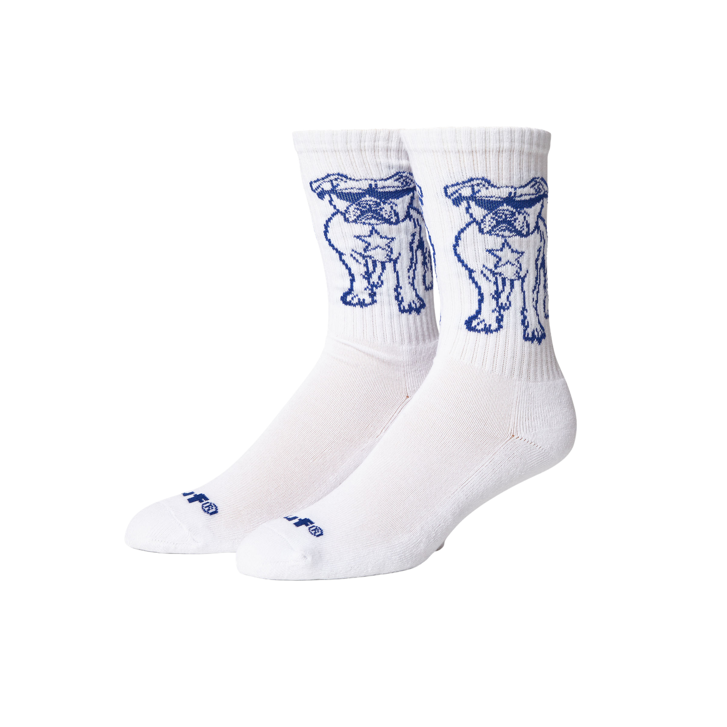 STAR PUP CREW SOCK - WHITE