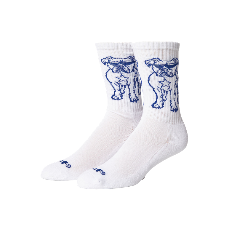 STAR PUP CREW SOCK - WHITE