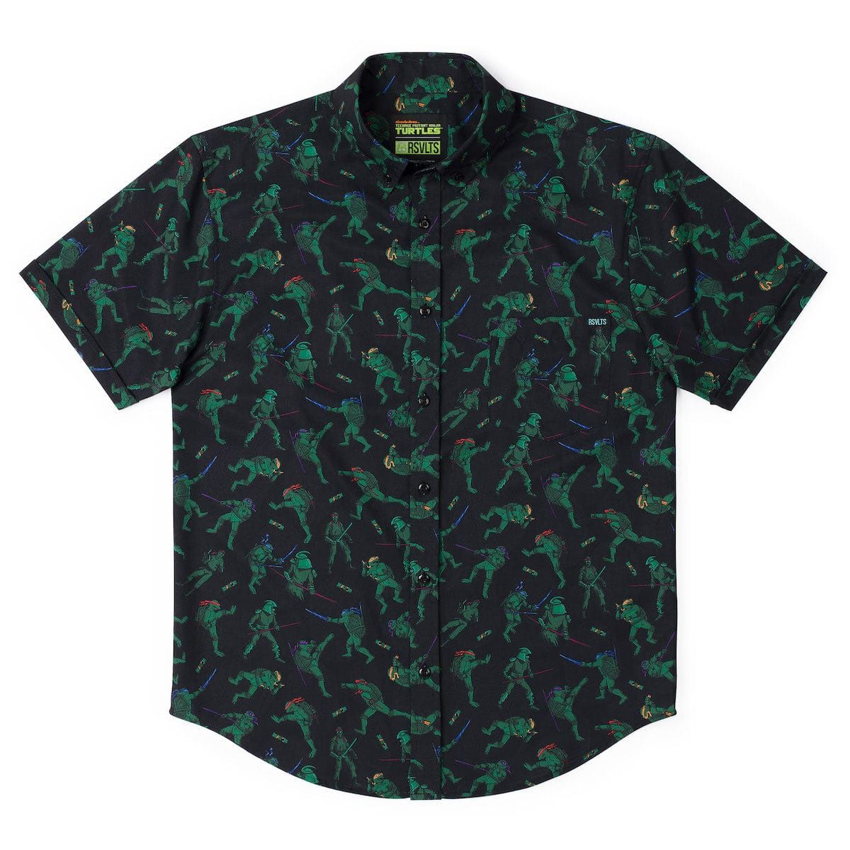 RSVLTS Teenage Mutant Ninja Turtles "Showdown with The Shredder" – KUNUFLEX Short Sleeve Shirt