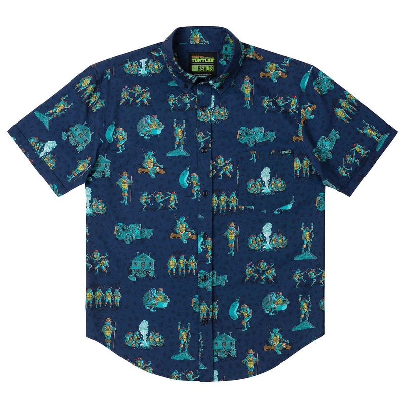 RSVLTS Teenage Mutant Ninja Turtles "It's Time to Go Back" – KUNUFLEX Short Sleeve Shirt