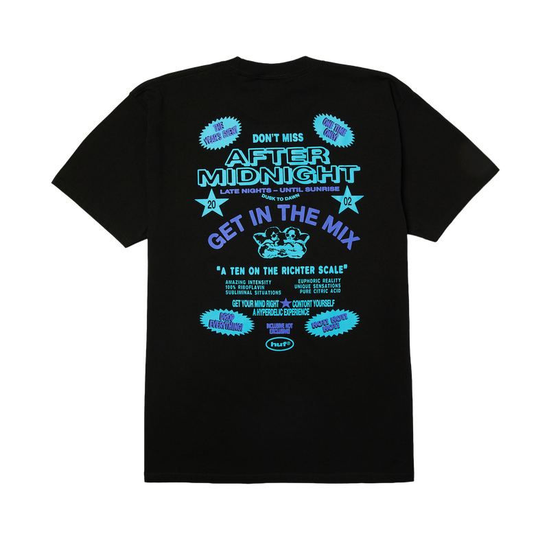 AFTER MIDNIGHT SS TEE - BLACK