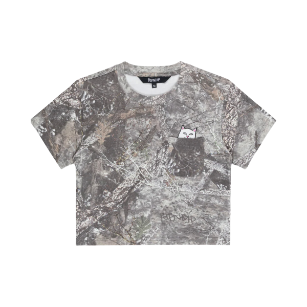 RIPNDIP LORD NERMAL CROPPED POCKET TEE