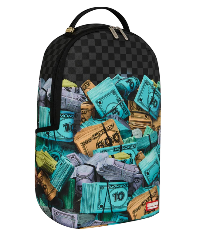 SPRAYGROUND MONOPOLY MONEY STACKS DLXSV BACKPACK