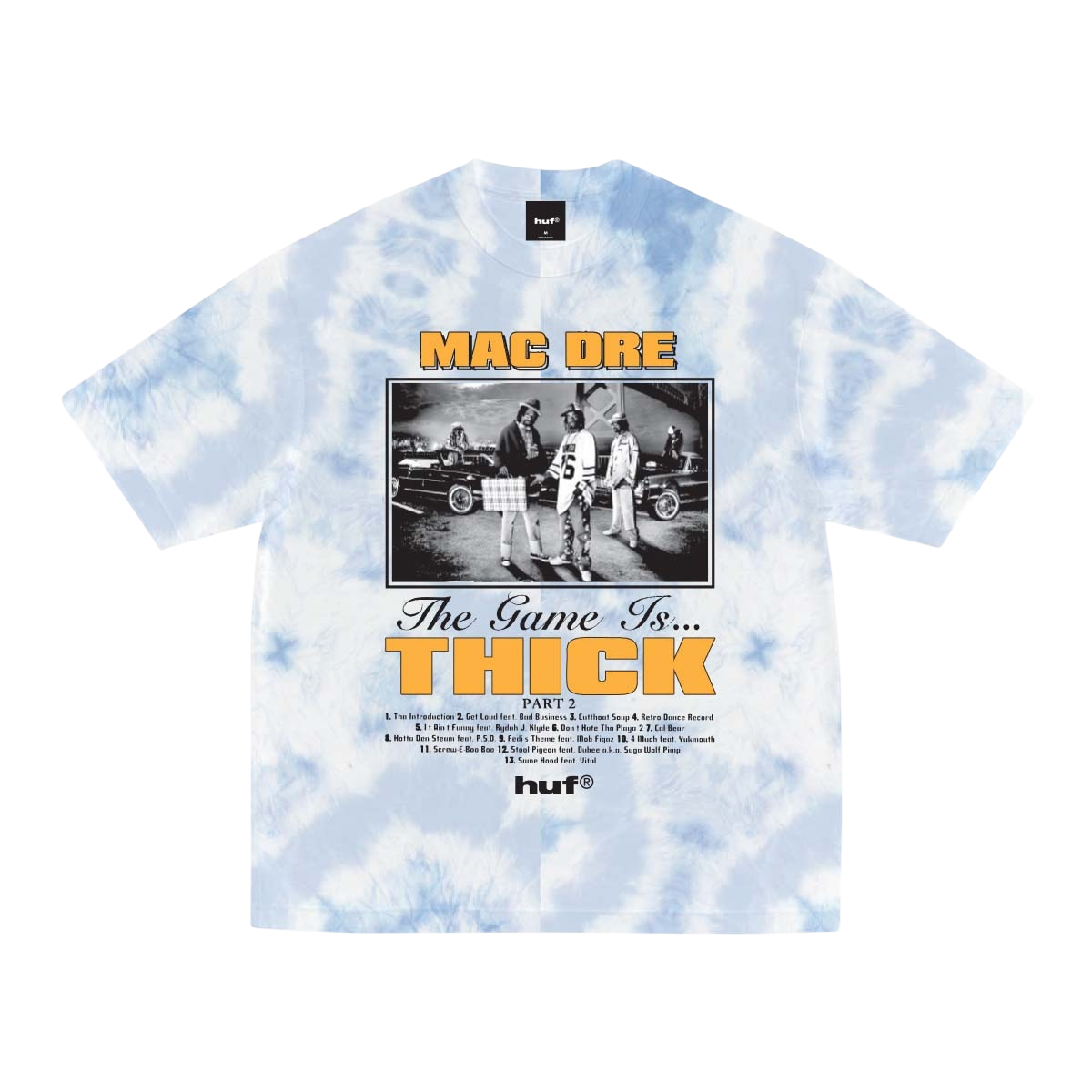 GAME IS THICK SS TIE DYE TEE - BLUE