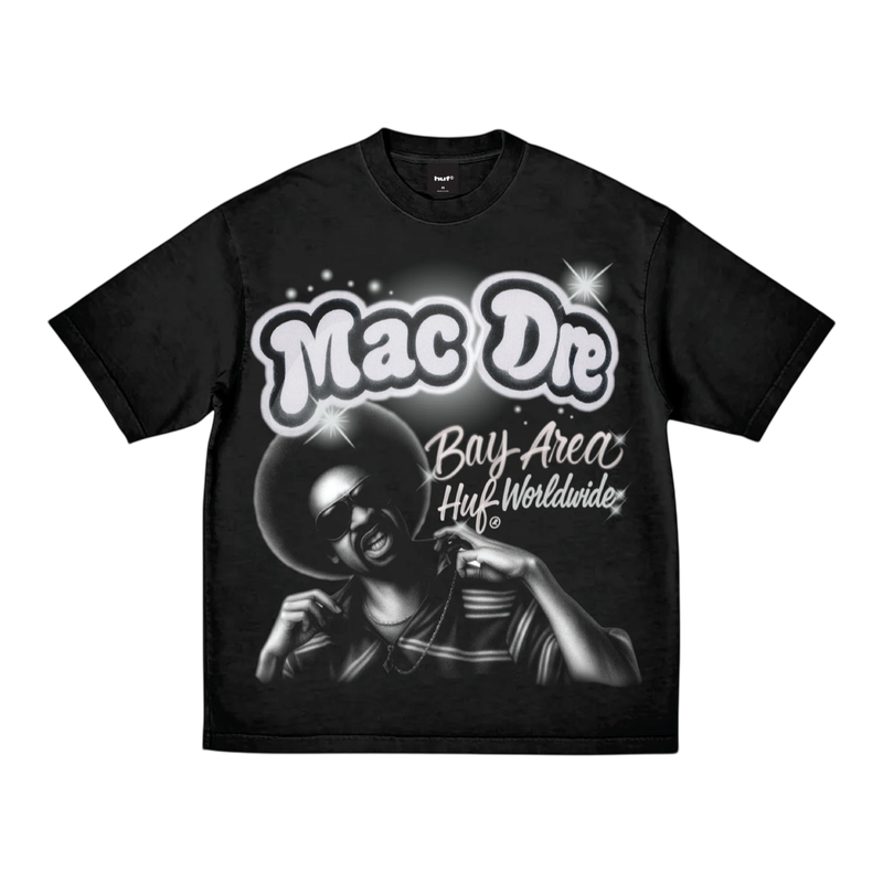 MAC DRE AIRBRUSH SS TEE - BLACK