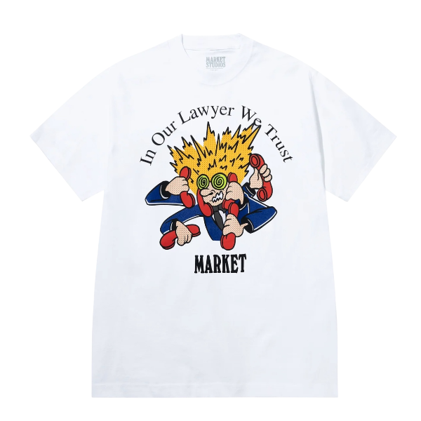 LAWYER WE TRUST T-SHIRT  (WHITE)