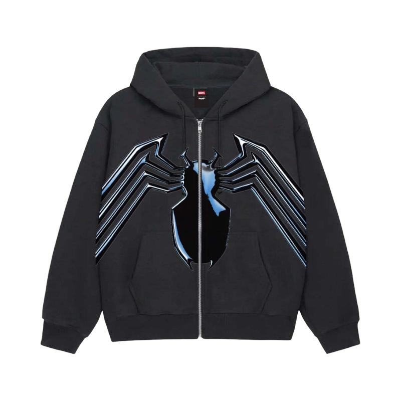 VENOM FZ HOODIE - BLACK