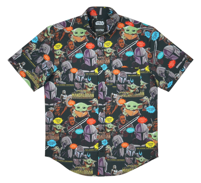 RSVLTS Star Wars May The Fourth RSVLTS Star Wars May The Fourth "Mandolorian Comic" _ Kunuflex Short Sleeve Shirt