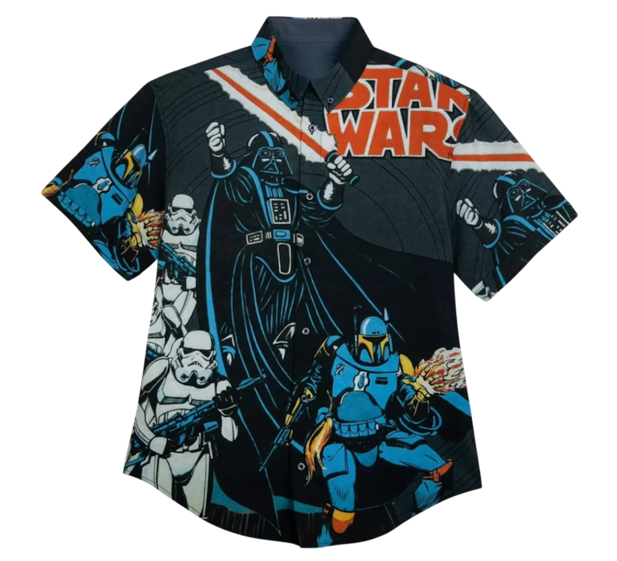 RSVLTS Star Wars RSVLTS Star Wars "Space In-Vaders" – KUNUFLEX Short Sleeve Shirt