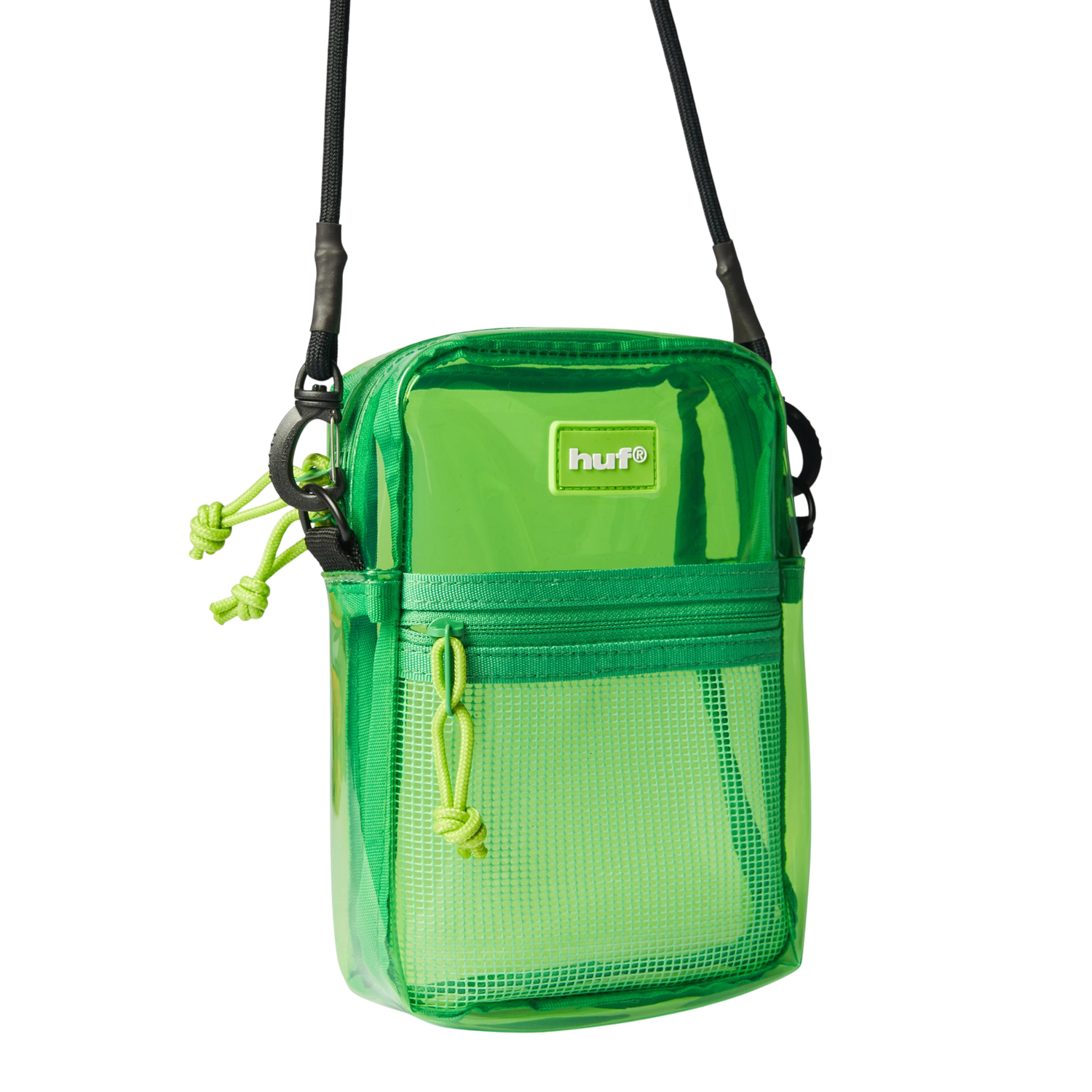 MERCER TRANSPARENT SIDE BAG - GREEN MERCER TRANSPARENT SIDE BAG - GREEN