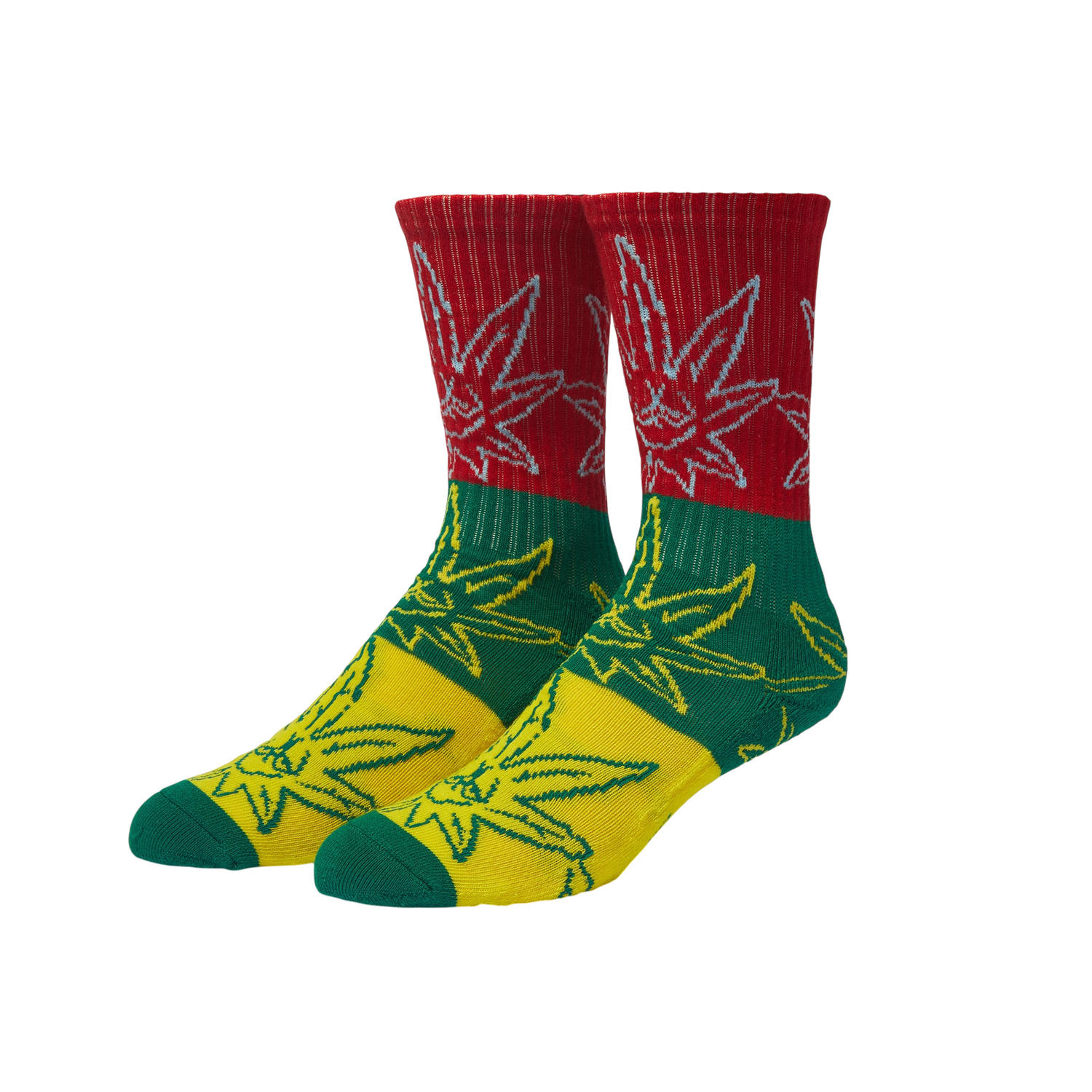 GREEN BUDDY POP ART SOCK - MULT GREEN BUDDY POP ART SOCK - MULT