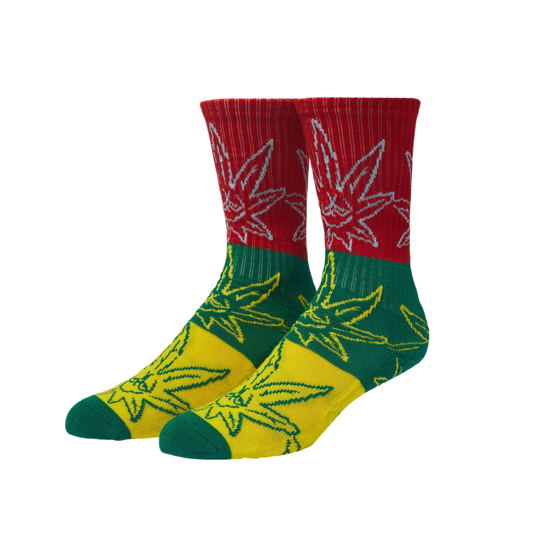 GREEN BUDDY POP ART SOCK - MULT GREEN BUDDY POP ART SOCK - MULT