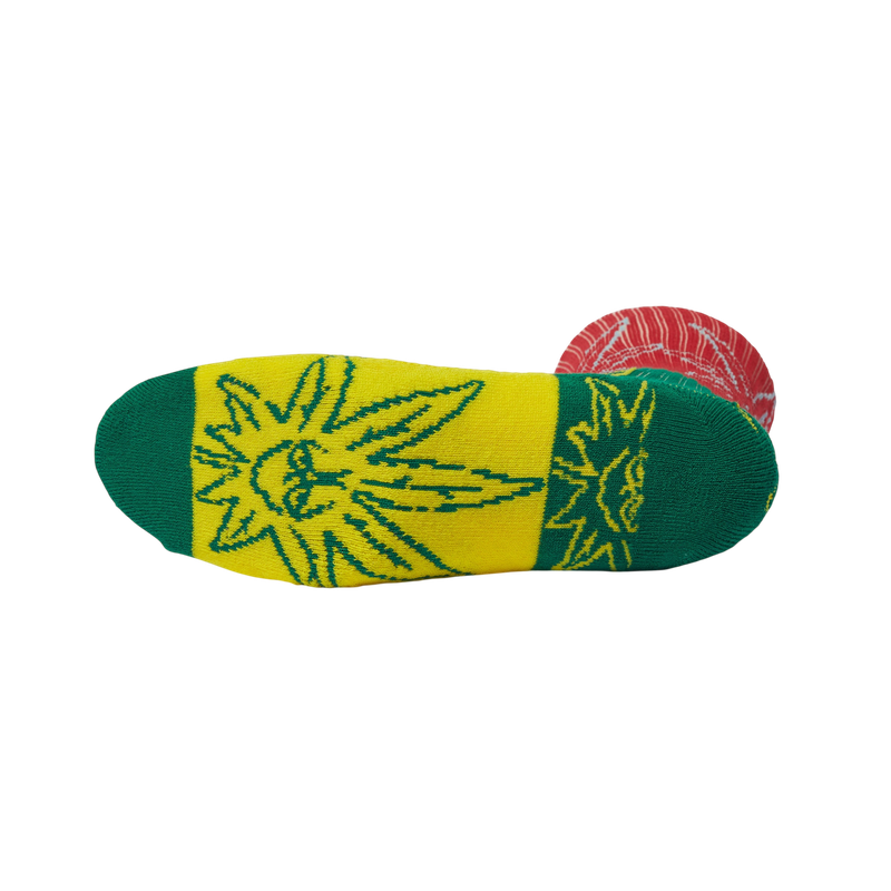 GREEN BUDDY POP ART SOCK - MULT