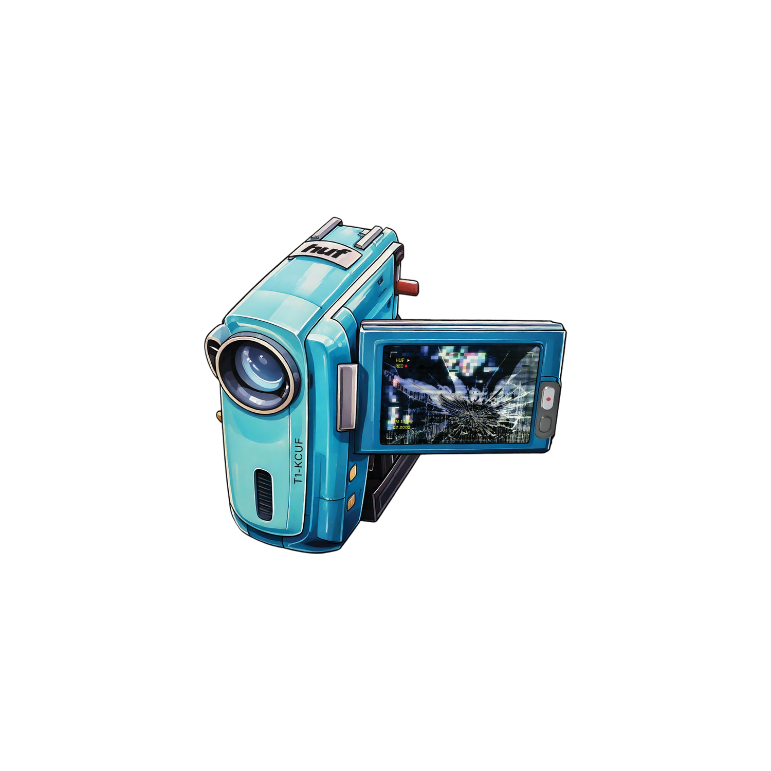 H CAM STICKER - BLUE H CAM STICKER - BLUE