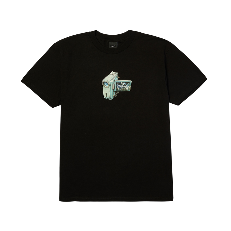 H CAM S/S TEE - BLACK
