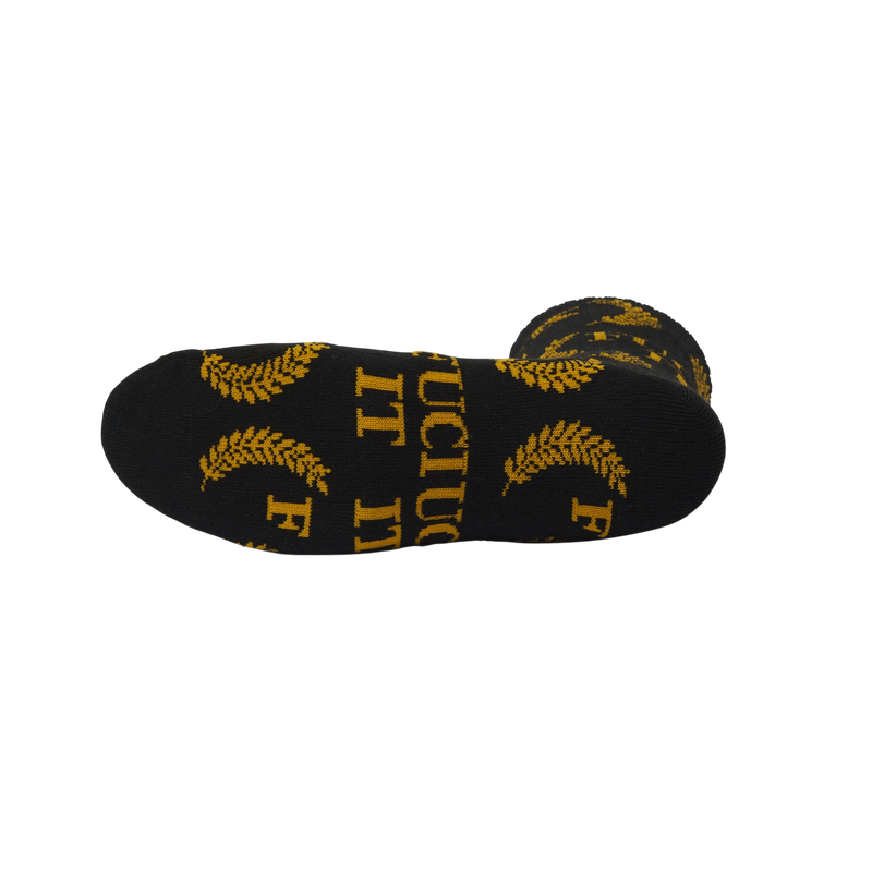 FUCK IT AWARD SOCK - BLACK