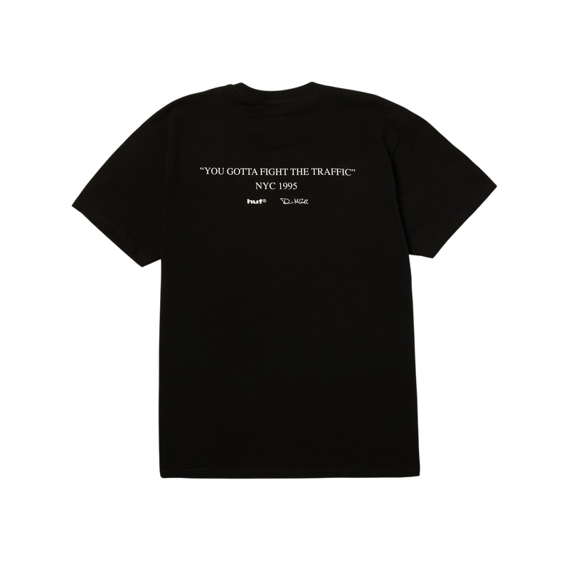 FIGHT THE TRAFFIC S/S TEE - BLACK